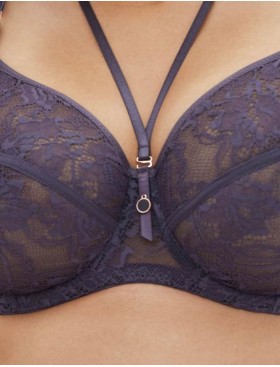 Бюстгальтер кружевной мягкий Alles CHIARA M графит, Цвет: графит, Размеры: 70I, изображение 3