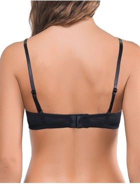 Бюстгальтер бандо пуш-ап Amelie FORTUNA 8011 черный new, Цвет: черный, Размеры: 70D, изображение 3