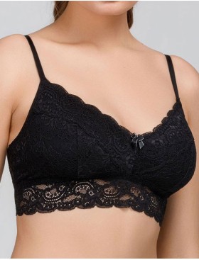 Топ-бралетт Amelie NINA 1007 черный, Цвет: черный, Размеры: S