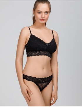 Топ-бралетт Amelie NINA 1007 черный, Цвет: черный, Размеры: S, изображение 4