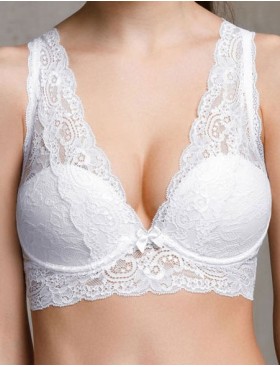 Бюстгальтер бралетт на косточках Amelie NINA 1012 белый, Цвет: белый, Размеры: 80D