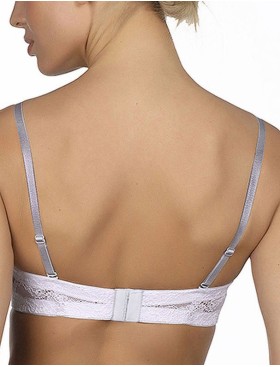 Бюстгальтер анжелика фашия с пуш-ап Amelie POLINA 2011 белый, Цвет: белый, Размеры: 70D, изображение 2