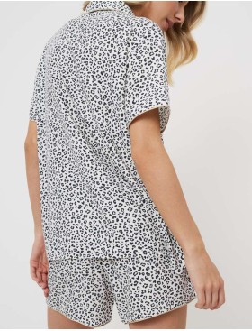 Пижама женская с шортами Aruelle BEATRICH, Цвет: серый, Размеры: S, изображение 2