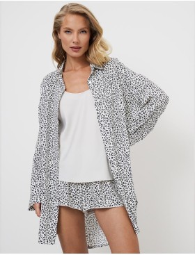 Домашняя рубашка Aruelle BELLA, Цвет: серый, Размеры: XS, изображение 4