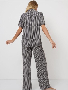 Пижамный комплект с брюками Aruelle ISOLDA, Цвет: графит, Размеры: S, изображение 3