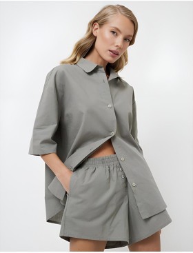 Домашний комплект с шортами Aruelle OCTAVIA SET, Цвет: оливковый, Размеры: M