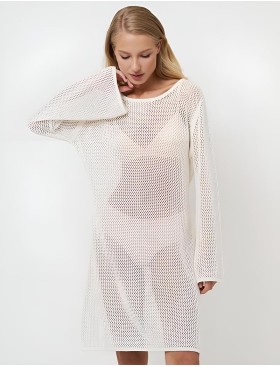 Ажурное платье Aruelle SARA, Цвет: шампань, Размеры: XL