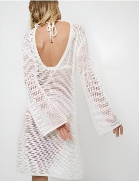 Ажурное платье Aruelle SARA, Цвет: шампань, Размеры: XL, изображение 2