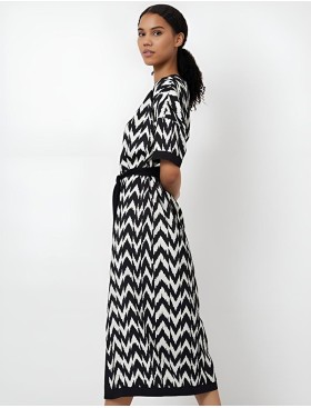 Длинное платье Aruelle ZARIAH, Цвет: черный/белый, Размеры: M/L, изображение 2
