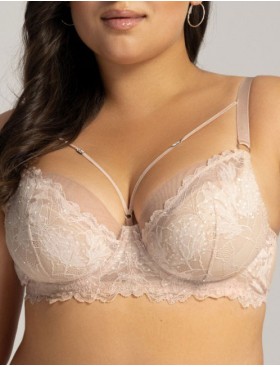 Бюстгальтер полумягкий Ava FIESTA 2154 PU shimmer, Цвет: пудра, Размеры: 95D