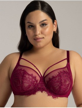 Бюстгальтер мягкий Ava MYSTIC 2150 M chianti, Цвет: бургундское вино, Размеры: 100B, изображение 4