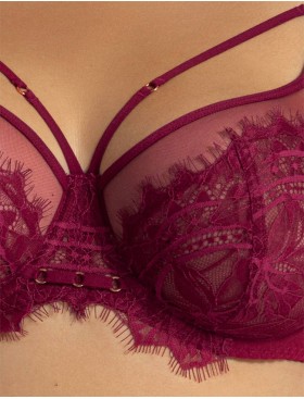 Бюстгальтер мягкий Ava MYSTIC 2150 M chianti, Цвет: бургундское вино, Размеры: 100B, изображение 3