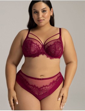 Трусики бразилиана Ava MYSTIC 2150 brazilian chianti, Цвет: бургундское вино, Размеры: 3XL, изображение 3