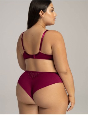 Трусики бразилиана Ava MYSTIC 2150 brazilian chianti, Цвет: бургундское вино, Размеры: 3XL, изображение 4