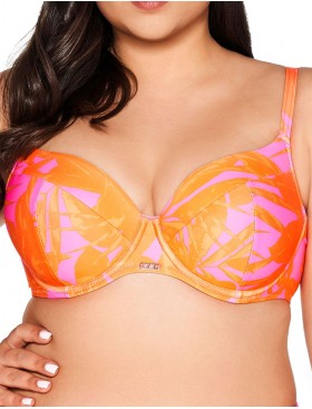 Бюстгальтер пляжный с поролоном Ava SK214 U tangerine, Цвет: оранж, Размеры: 75F