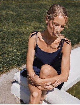 Пижама топ + шорты Aruelle CRESSIDA, Цвет: темно-синий, Размеры: XL, изображение 4