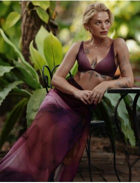 Верх купальника пуш-ап Esotiq 42379 ZENITH, Цвет: сливовый, Размеры: 70C/75B, изображение 6