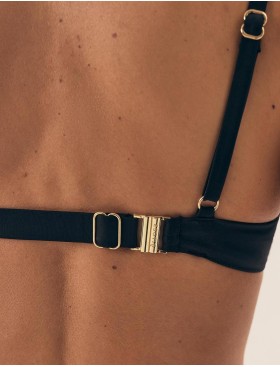 Пляжный бюстгальтер Esotiq 42383 ZIBRAZ черный, Цвет: черный, Размеры: 70C/75B, изображение 6