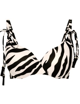 Верх купальника с формованной чашкой Esotiq 42384 ZIBRAZ черный/шампань, Цвет: черный/шампань, Размеры: 70H/75G, изображение 5