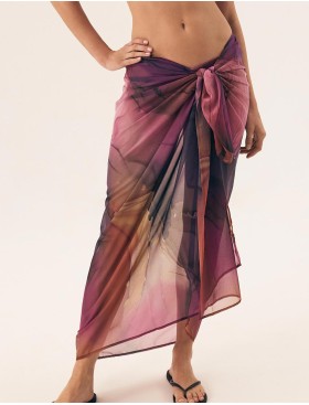 Парео для пляжа Esotiq 42423 TANGO, Цвет: темно-фиолетовый, Размеры: UN