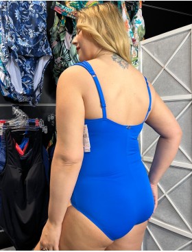 Слитный купальник Jantzen JZ21015M кобальт, Цвет: кобальт, Размеры: 2XL, изображение 4