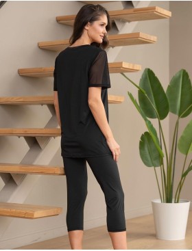 Комплект футболка с леггинсами Mia-Amore FIBI 7426, Цвет: черный, Размеры: 2XL, изображение 2