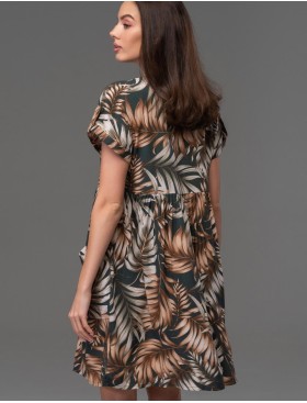 Легкий халат на пуговицах Mia-Amore SAMUI 5390, Цвет: хаки, Размеры: M, изображение 2