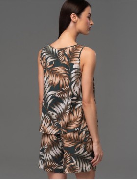 Легкий комплект майка с шортами Mia-Amore SAMUI 5392, Цвет: хаки, Размеры: S, изображение 2