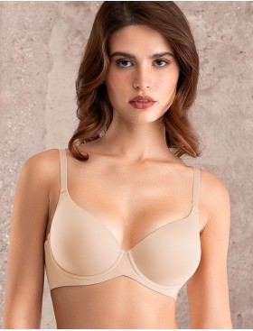 Бюстгальтер с формованной чашкой Mioocchi SELENA 8182 cipria, Цвет: cipria (пудровый), Размеры: 85D, изображение 5