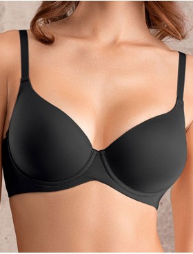 Бюстгальтер с формованной чашкой Mioocchi SELENA 8182 nero, Цвет: nero (черный), Размеры: 90B