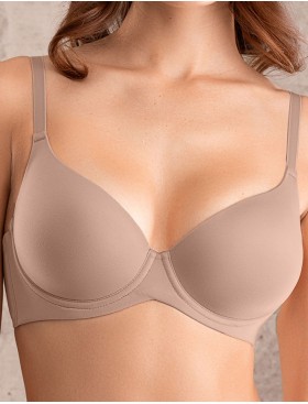 Бюстгальтер с формованной чашкой Mioocchi SELENA 8182 praline, Цвет: praline (пралине), Размеры: 70D