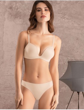 Бюстгальтер планж с пуш-ап Mioocchi SELENA 8184 cipria, Цвет: cipria (пудровый), Размеры: 75B, изображение 2