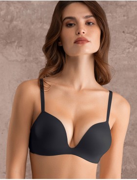 Бюстгальтер планж с пуш-ап Mioocchi SELENA 8184 nero, Цвет: nero (черный), Размеры: 75B, изображение 3