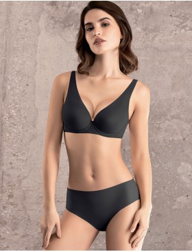 Гладкие слипы миди Mioocchi SELENA 8283 nero, Цвет: nero (черный), Размеры: 3XL, изображение 3