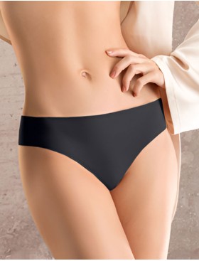 Гладкие трусы бразилиана Mioocchi SELENA 8280 nero, Цвет: nero (черный), Размеры: 2XL