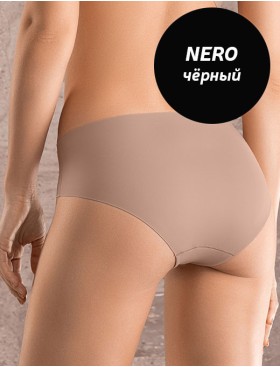 Гладкие слипы миди Mioocchi SELENA 8283 nero, Цвет: nero (черный), Размеры: 3XL, изображение 2