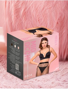 Бюстгальтер планж пуш-ап Mioocchi STELLA 8304 nero, Цвет: nero (черный), Размеры: 70B, изображение 5