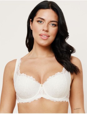 Бюстгальтер балконет тюльпан Subtille BELLA MILK NEW full cup, Цвет: молочный, Размеры: 75G, изображение 3