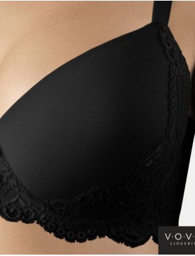 Бюстгальтер формованный VOVA LAURA 32524 черный, Цвет: черный, Размеры: 70D, изображение 3