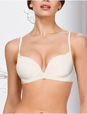 Бескаркасный бюстгальтер пуш-ап Amelie MILLA 2019 молоко new, Цвет: молоко, Размеры: 80C