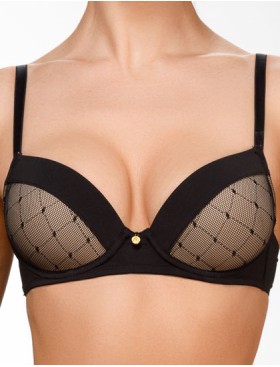 Формованный бюстгальтер Amelie NADIN 2216 черный new, Цвет: черный, Размеры: 90C