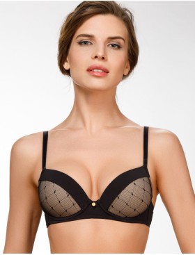 Формованный бюстгальтер Amelie NADIN 2216 черный new, Цвет: черный, Размеры: 90C, изображение 5