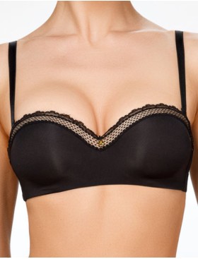 Бюстгальтер анжелика пуш-ап Amelie NADIN 2217 черный new, Цвет: черный, Размеры: 75A
