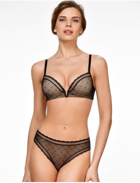 Бюстгальтер планж пуш-ап Amelie NADIN 2219 черный new, Цвет: черный, Размеры: 80C, изображение 8