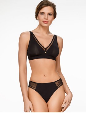 Бюстгальтер бралетт без косточек Amelie NADIN 2222 черный new, Цвет: черный, Размеры: 85D, изображение 7