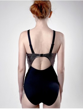 Закрытый купальник Aquarilla 545 MACARELLA black, Цвет: черный, Размеры: 75D, изображение 2