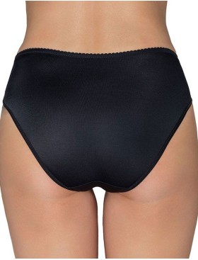 Трусы слипы высокие Fluide DESIRE 2045 черный/пион, Цвет: черный/пион, Размеры: L, изображение 2