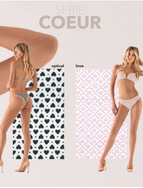 Комплект Infiore COEUR cro2730 триангул+танга love, Цвет: love (розовое сердце), Размеры: 80B, изображение 3