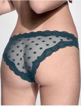 Комплект Infiore DOTSY dty2647 балконет+слипы petrolio, Цвет: petrolio (синий), Размеры: 80B, изображение 6