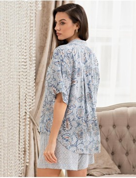 Пижама из принтованной вискозы Mia-Amore CAITLYN 5092, Цвет: ментол, Размеры: S, изображение 2